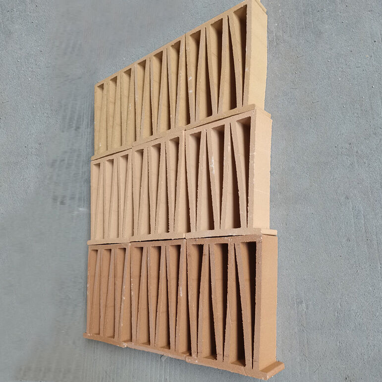 Terracotta Brick Price Natural Yellow Colors M Style Exterior Wall Tiles Decorative air Brick Block