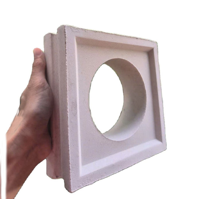 Componente di cemento mattone Forma quadrata schermo Sfondo Tavola da parete schermo cavo 3D Disegno senza soluzione di continuità Quick Install Decor