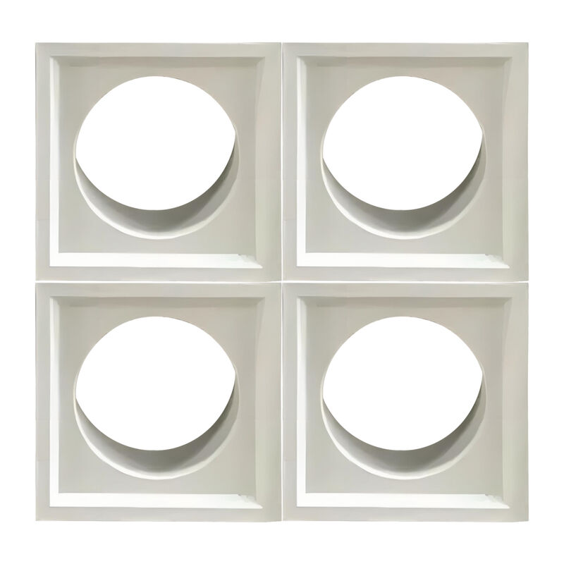 Blocco schermo in calcestruzzo resistente al sale per aree costiere Decorazione di blocchi di ventilazione anticorrosione Breeze Block