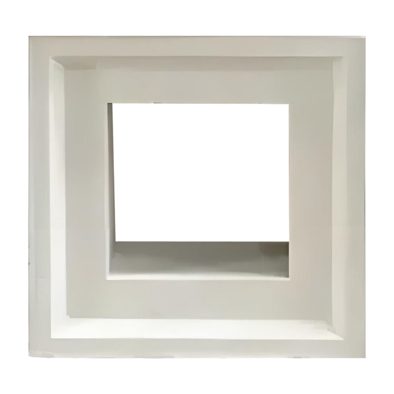 Sistema di installazione rapida di blocchi schermo in calcestruzzo modulare ad incastro per decorazione di pareti forate