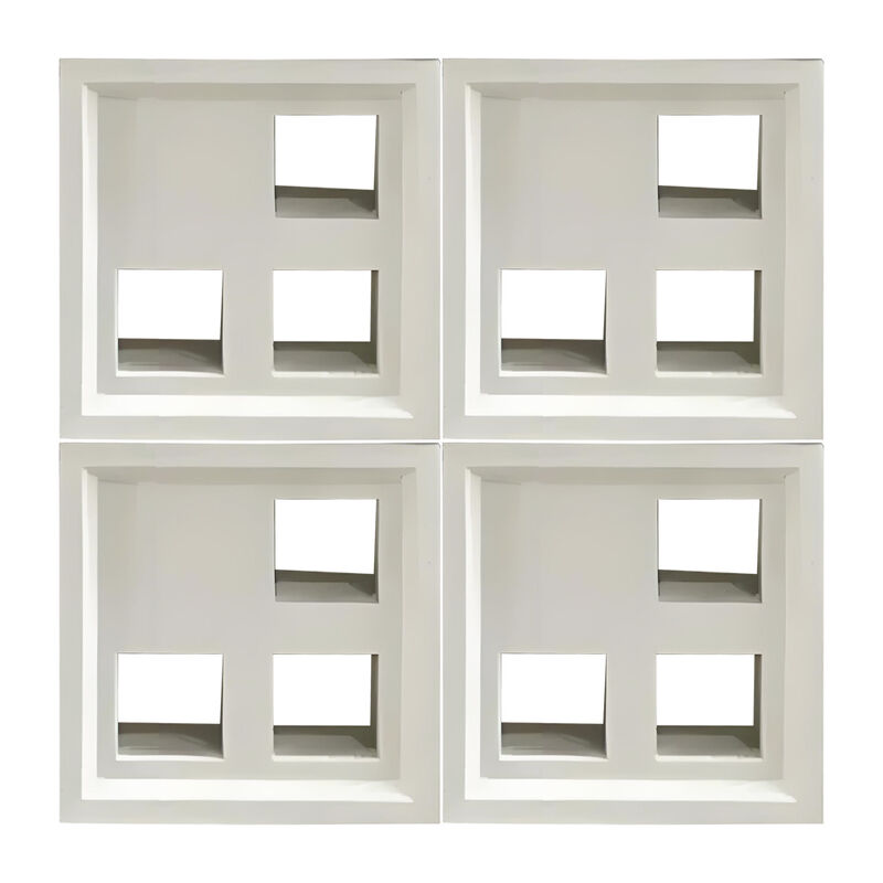 Blocchi di cemento per pareti, mattoni decorativi per design di interni ed esterni