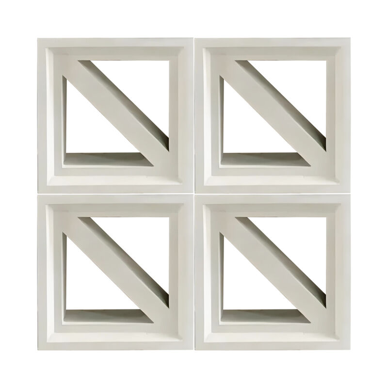 Parete esterno Indoor Outdoor 200*200mm Decorazione di villa Cimento cavo mattoni di cemento blocchi di vetro in cemento