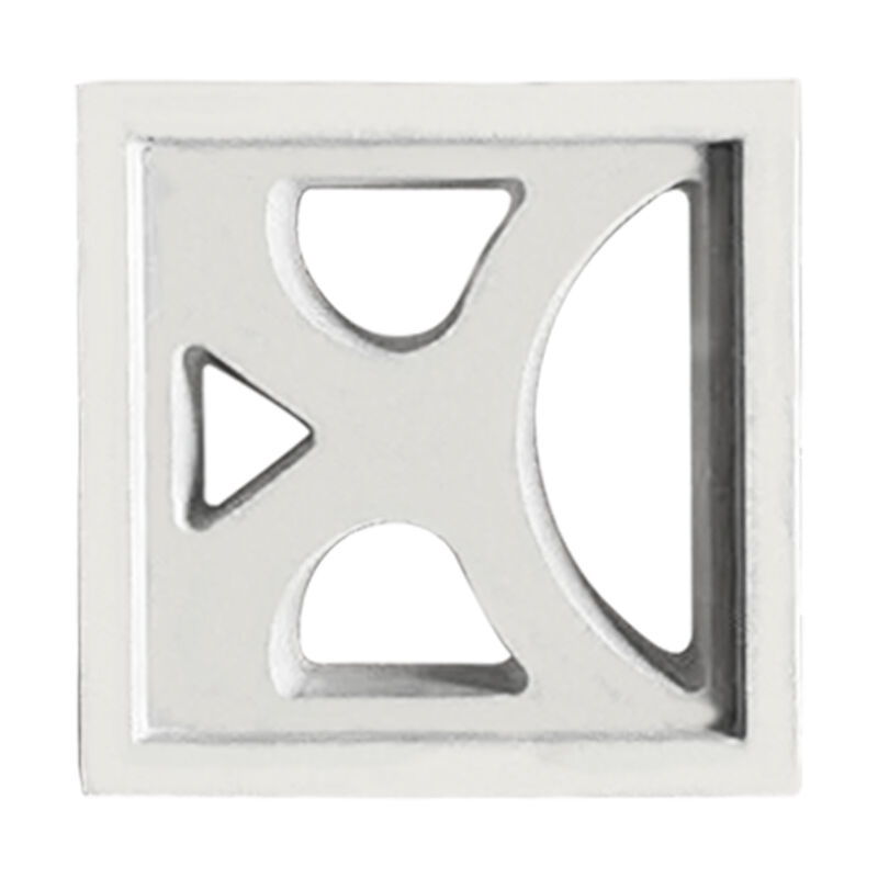 Blocco di cemento quadrato per ventilazione schermata Mattoni refrattari sinterizzati Mattoni cavi per decorazione murale