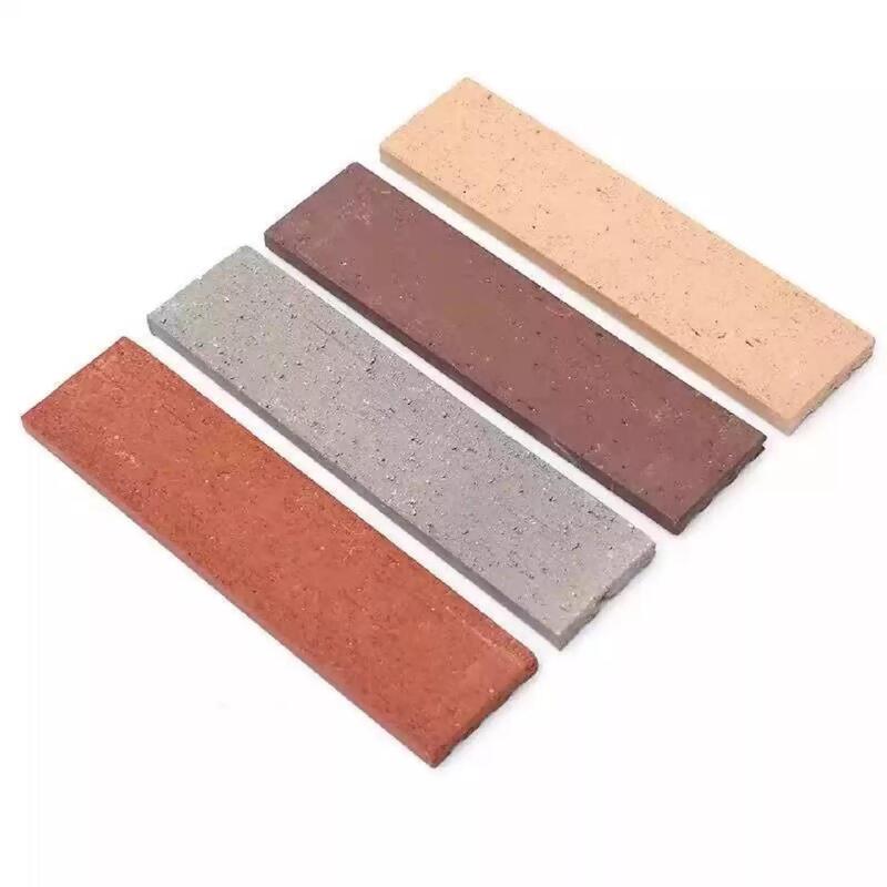 Matte mattoni di argilla di divisione piastrelle di clinker per case facciate muro decorativo esterni mattoni di terracotta