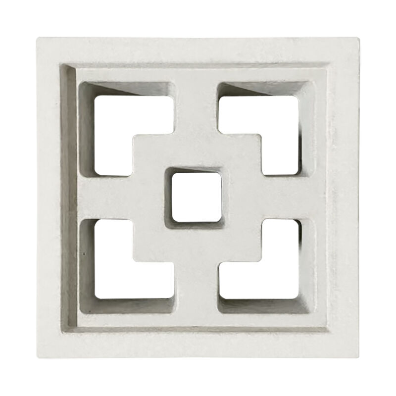 Infissi a ventilazione per la privacy mattoni di parete blocchi di brezza in cemento architettura blocchi di brezza curva per balconi e case di città