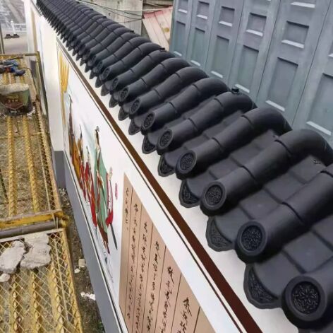 Cina PP Prefabbricato Tetti a telaio facile installazione Casa Parete Materiale impermeabile Piastrelle di tetto in plastica artificiale