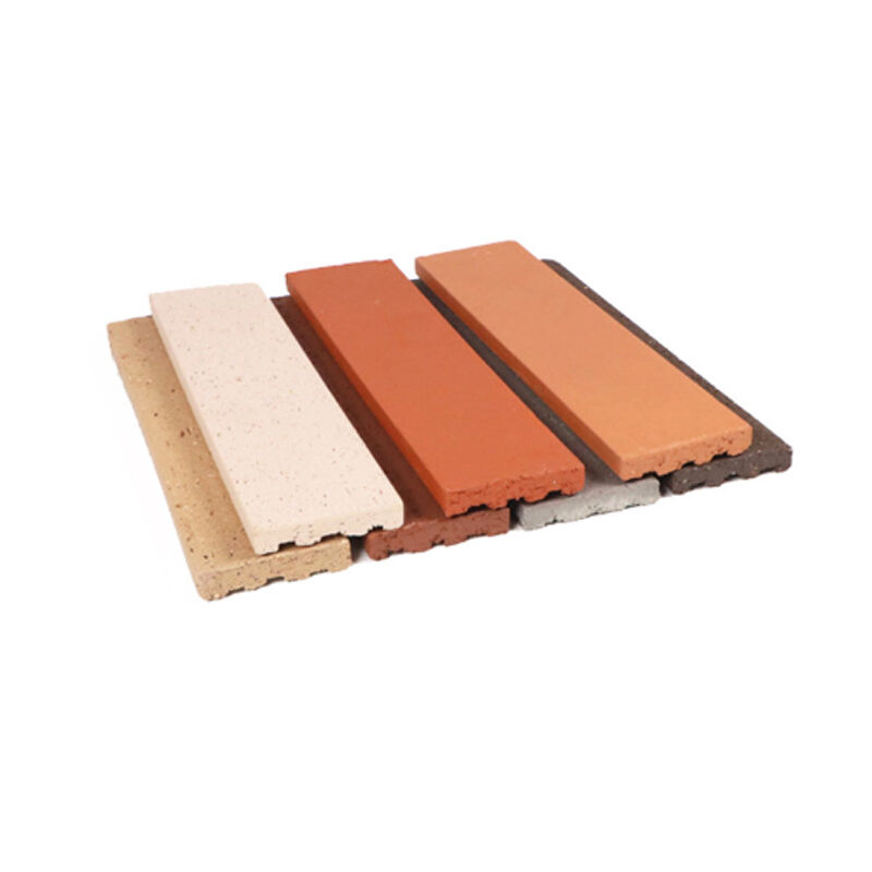Pareti di mattoni in argilla rivestimento angolare Piastrelle sottili mattoni solidi Molti colori per edifici esterni Pareti estetica e protezione