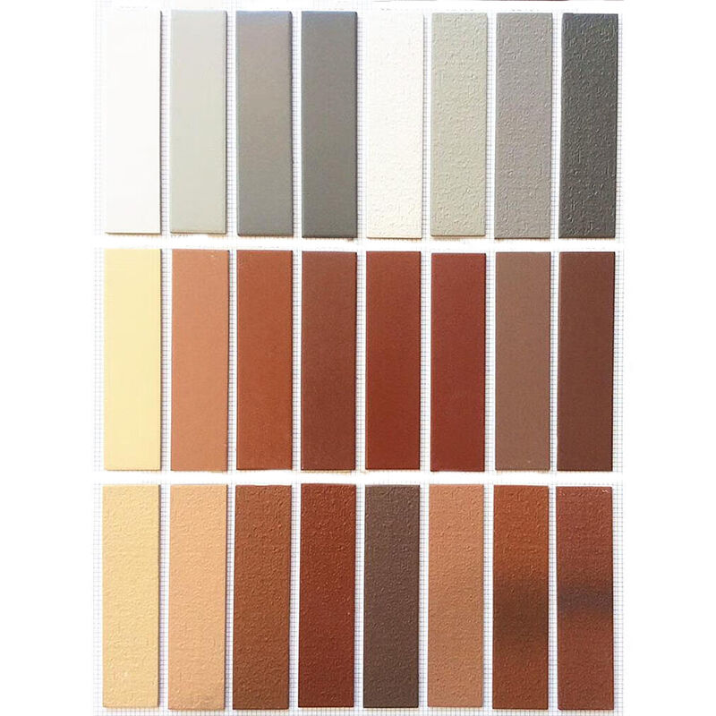 Piastrelle per pareti esterne mattoni a faccia divisa con argilla Materiale grezzo Wire Cut Brick Surface Clinker Tiles per facciate di case