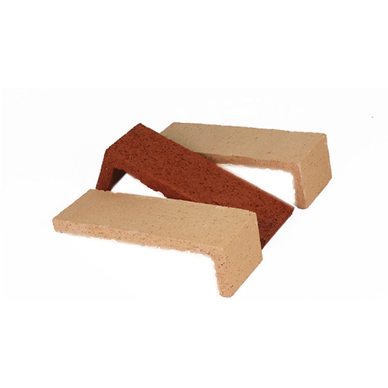 Argilla gialla chiara faccia spaccata mattoni rustici rivestimento di pareti esterne opzioni multicolori per facciata e design paesaggistico