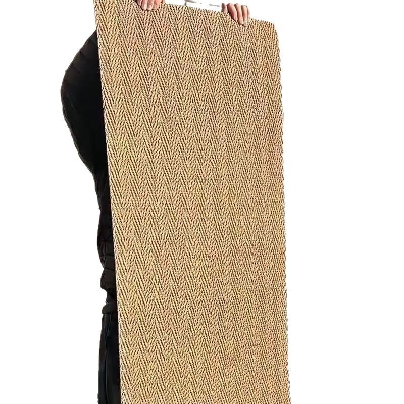 Pannello murale flessibile in porcellana morbida 3D MCM con texture a spina di pesce intrecciata per decorazione murale interna