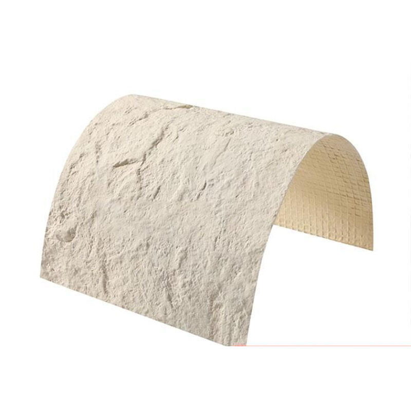 Piastrelle morbide flessibili Materiale solido artificiale Effetto di pietra Durable Facile installazione per il muro Progetto Edificio Villa Hotel