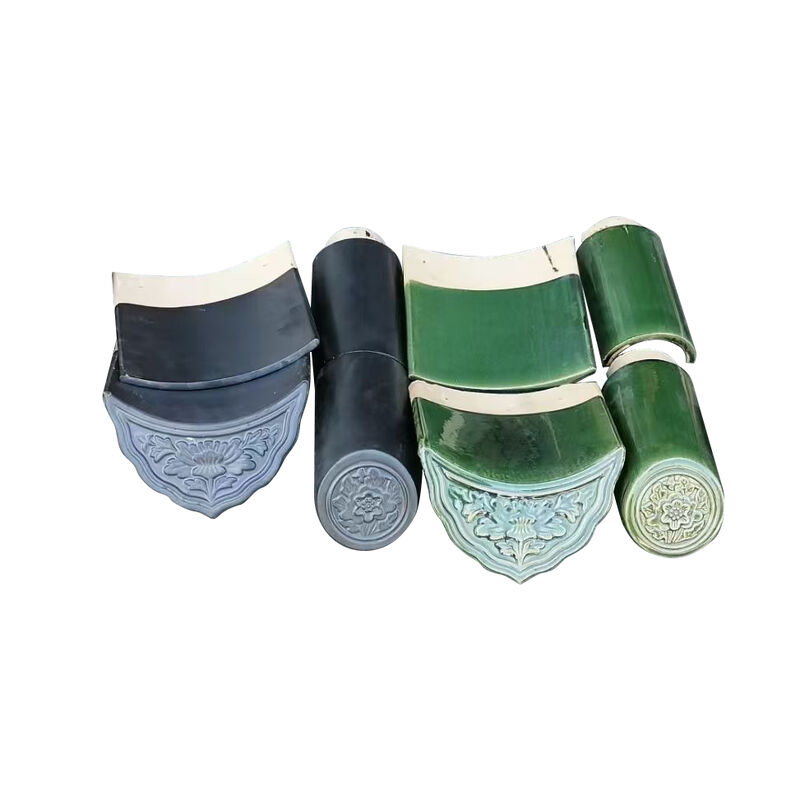 Antico padiglione di legno esagonale con piastrelle vetrate cinesi all'aperto Villa giardino a sei angoli Paesaggio cinese Gazebo Paesaggio padiglione anticorrosione