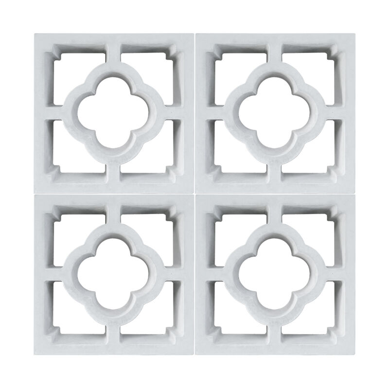 Blocchi di cemento decorativi per ventilazione, blocchi di cenere per eleganti divisori interni e pareti d'accento