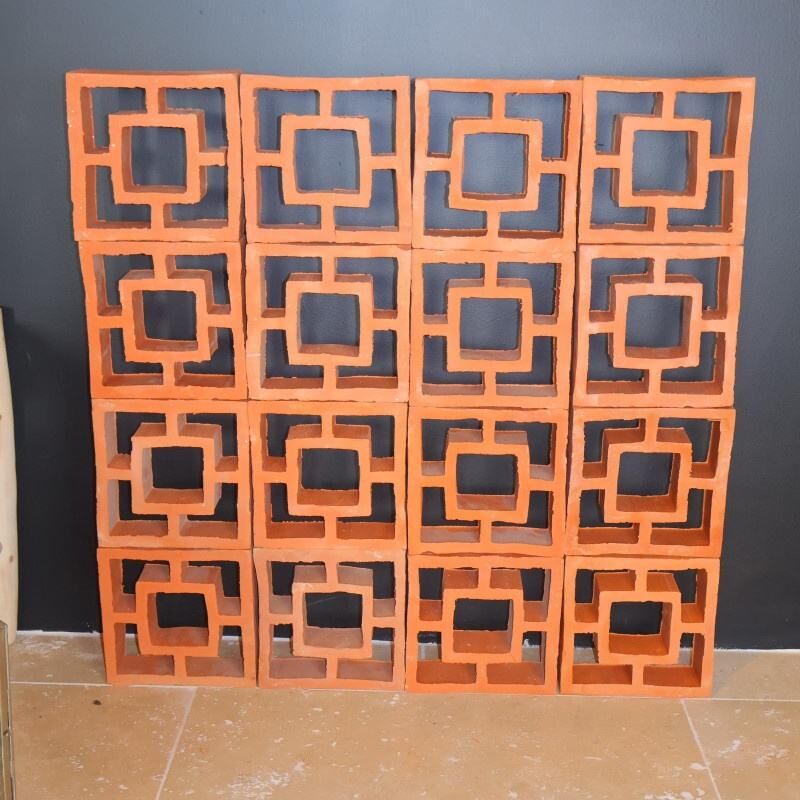 Wholesale Price Terracotta Ventilation Wall Blocks Breeze Block for Wall Decoration