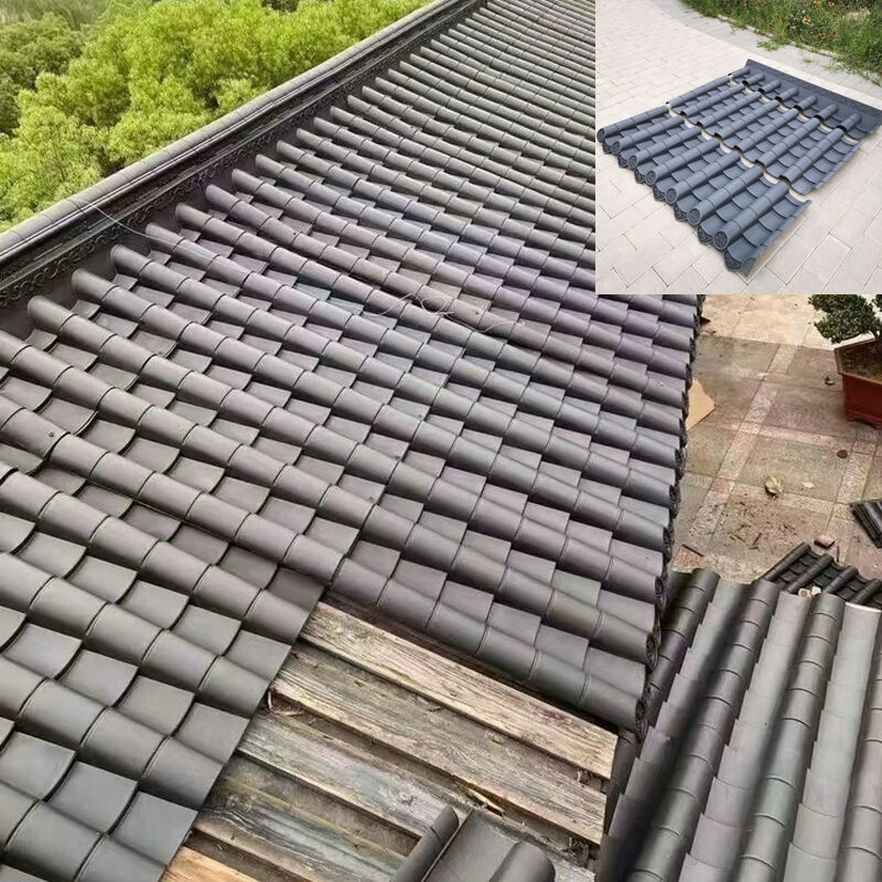 PP leggero in plastica Cina antico tetto piastrelle anticorrosione di tetto sintetico foglio per il padiglione casa giardino