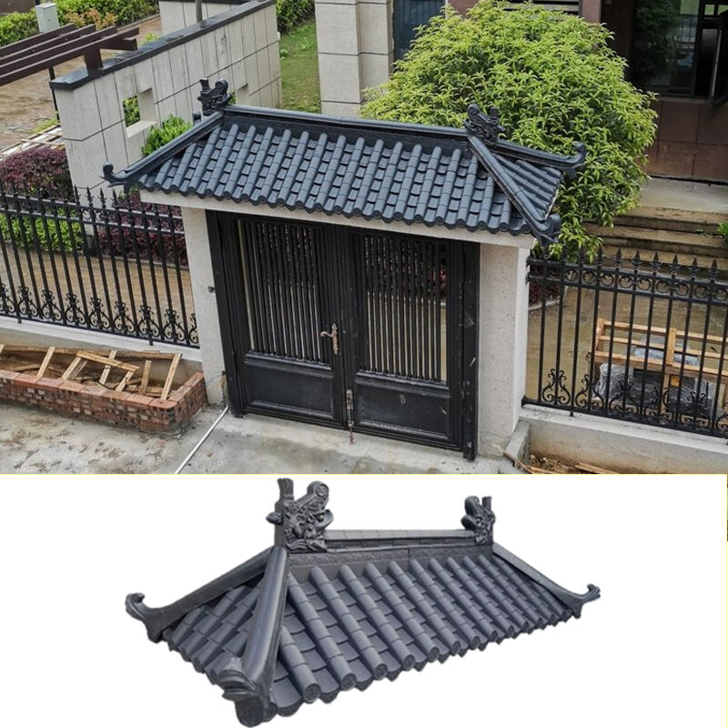 Piastrelle di tetto in plastica in PP Piastra di tetto in resina sintetica per villa casa Gazebo Tetto isolante termico impermeabile