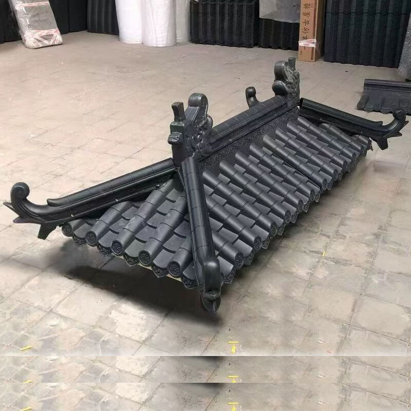 Tegola in plastica Lastra per copertura in resina sintetica PP Tegole impermeabili resistenti al calore per gazebo della villa