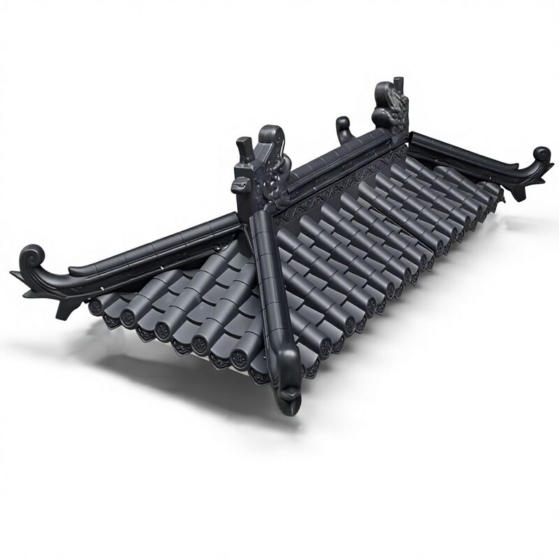 Tegola in plastica Lastra per copertura in resina sintetica PP Tegole impermeabili resistenti al calore per gazebo della villa