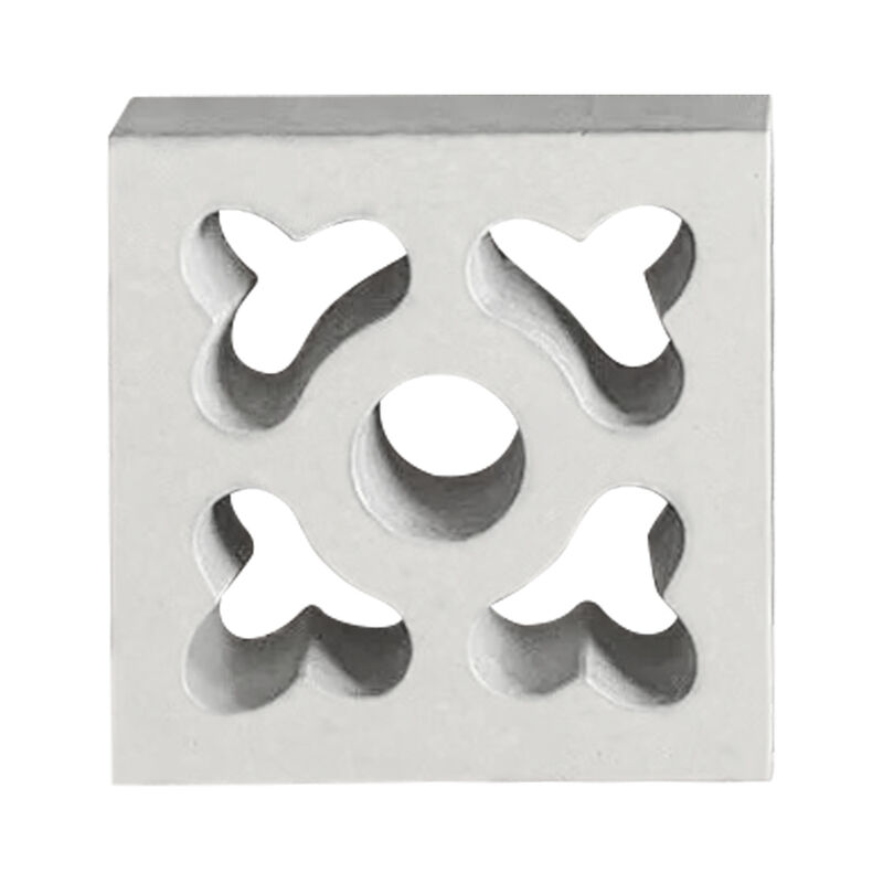Doppio blocco quadrato Breeze Muro di blocchi decorativi in ​​​​cemento Blocchi di cemento forati per paesaggi di mobili