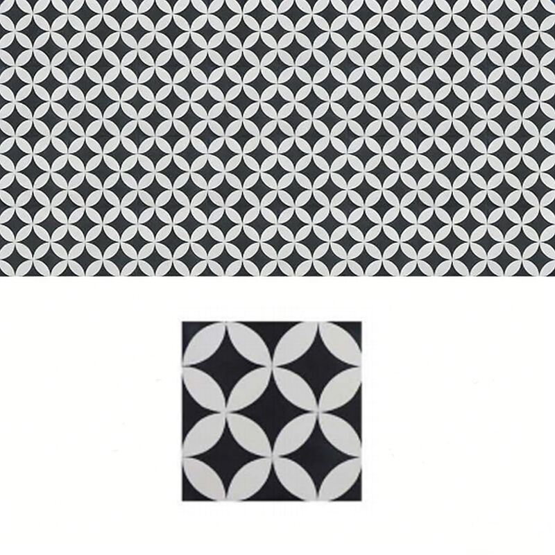 Piastrelle di cemento 200x200mm Eleganza Disegno geometrico unico Decorazione Piastrelle da parete personalizzabili