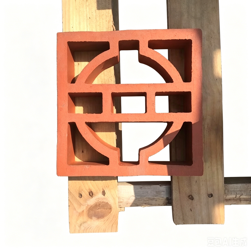 Terracotta Geometrica Classica Breeze Blocks Architettonica Artiglieria Scarica di Artiglieria per le Faccate Moderne