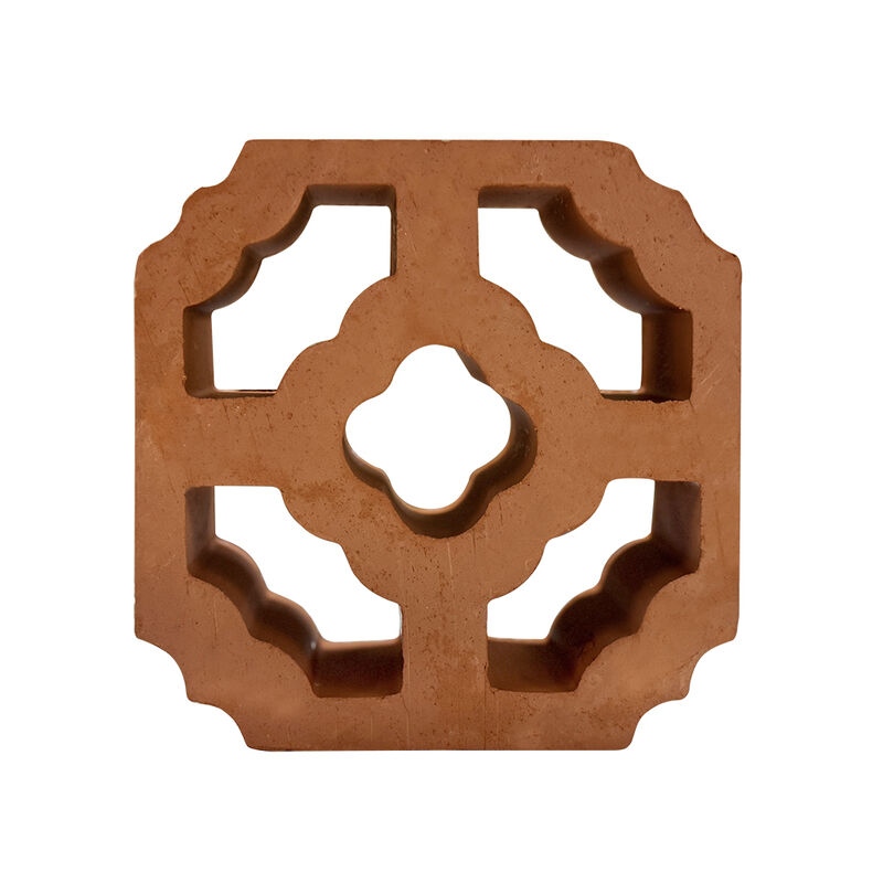 Rivestimento per pareti da giardino Mattoni reticolari in terracotta e argilla Blocchi per recinzioni per facciate Parasole per facciate