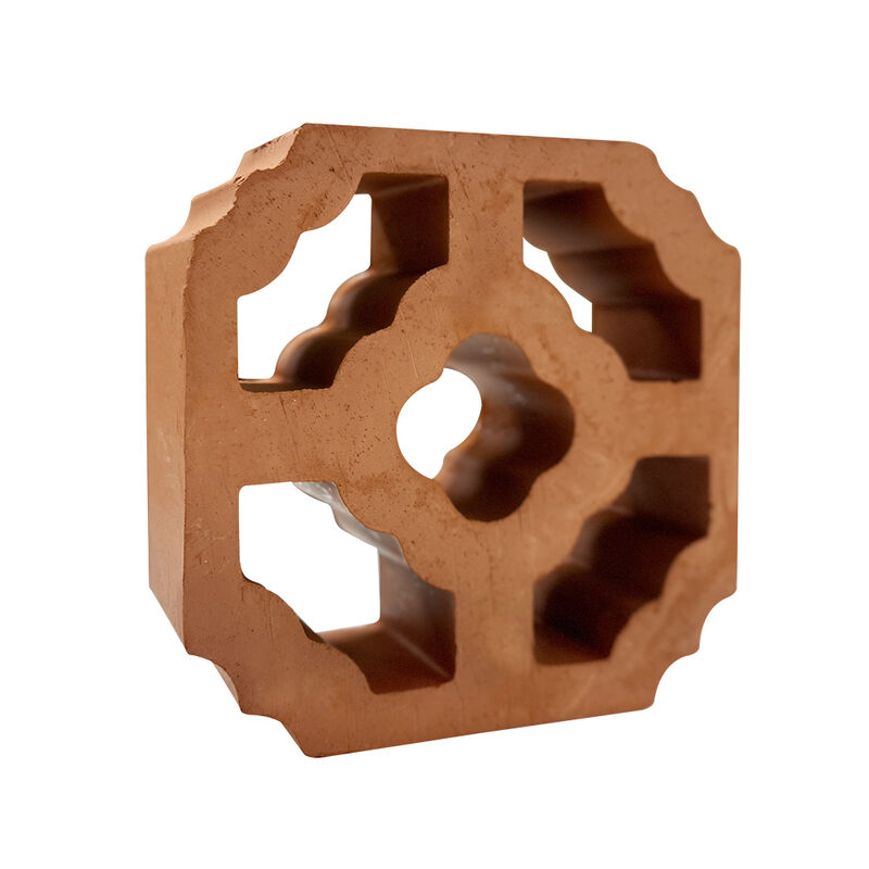 Rivestimento per pareti da giardino Mattoni reticolari in terracotta e argilla Blocchi per recinzioni per facciate Parasole per facciate