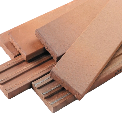 Terracotta naturale di mattoni sottili per decorazioni di facciate esterne e progetti architettonici