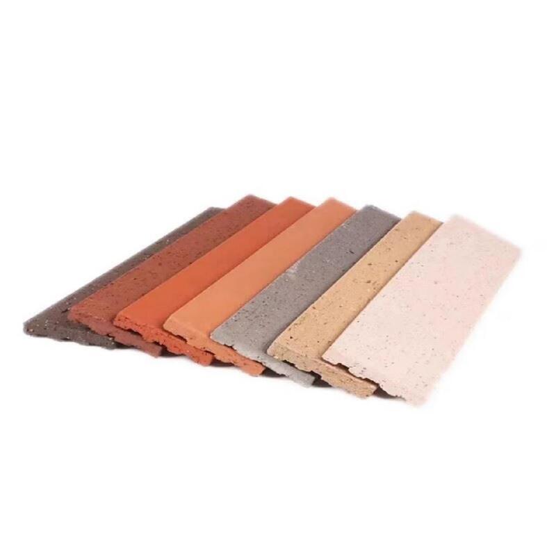 Fabbricazione di mattoni di terracotta a forma di L