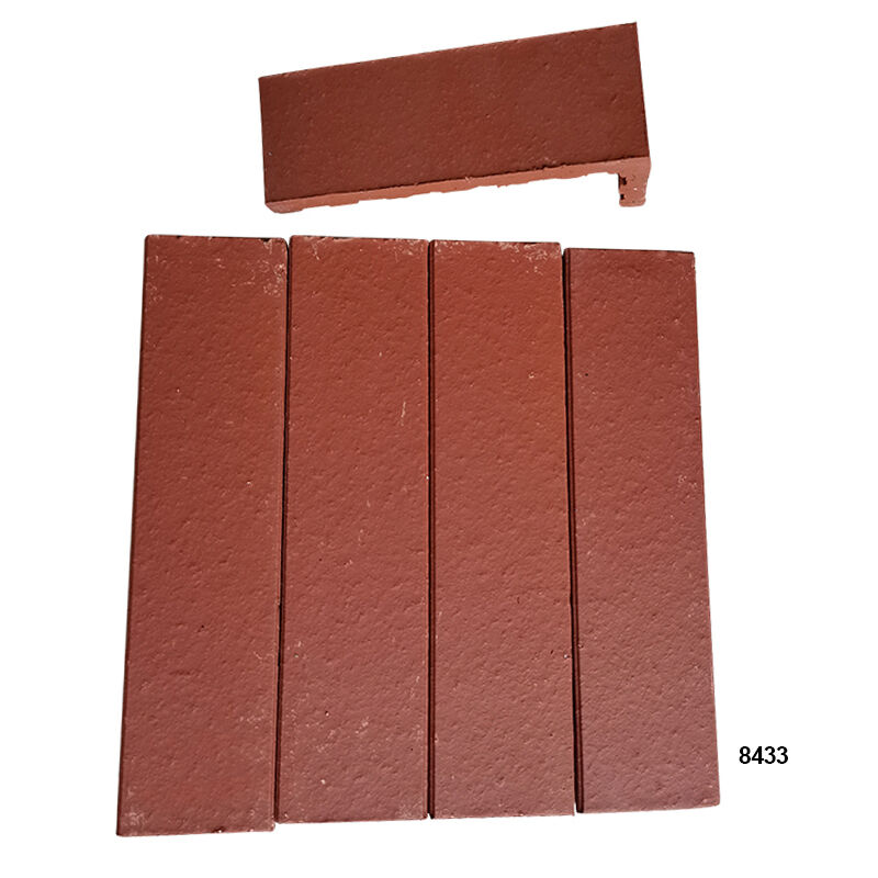 Fabbricazione di mattoni di terracotta a forma di L