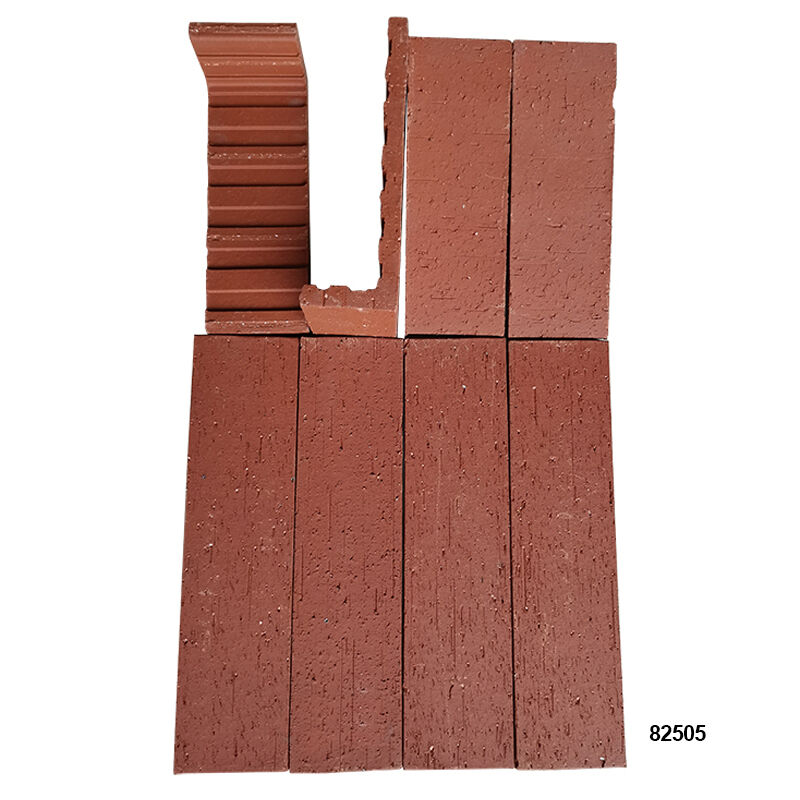 Fabbricazione di mattoni di terracotta a forma di L