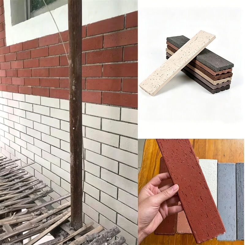 Rustico muro a fusoli di mattoni per l'hotel Parco cortile esterno parete rivestimento piastrelle Edificio esterno Decorativo mattoni a fusoli di mattoni