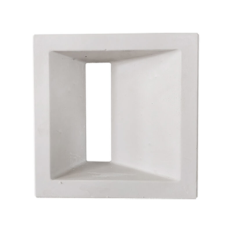 Blocchi di cemento geometrici cavi, blocchi decorativi a rete bianca per giardino interno e divisorio per patio