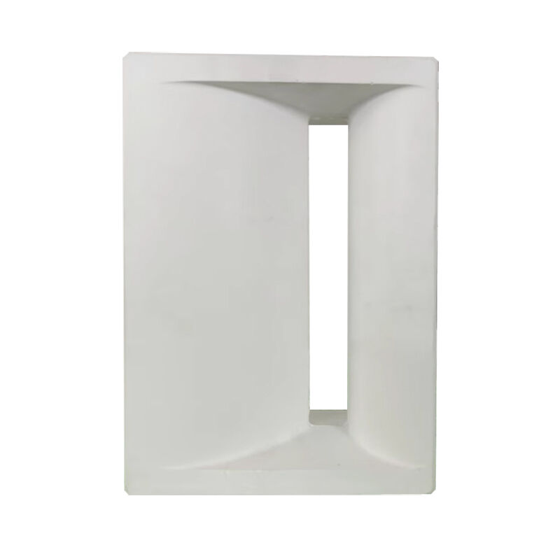 Moderni blocchi di vento in cemento bianco blocchi di schermo vuoto geometrico per divisori interni e facciate esterne