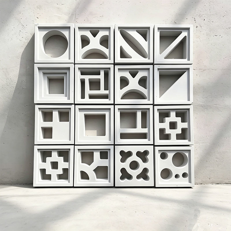 Blocchi in cemento per architettura decorativa moderna per edifici commerciali e progetti di paesaggistica