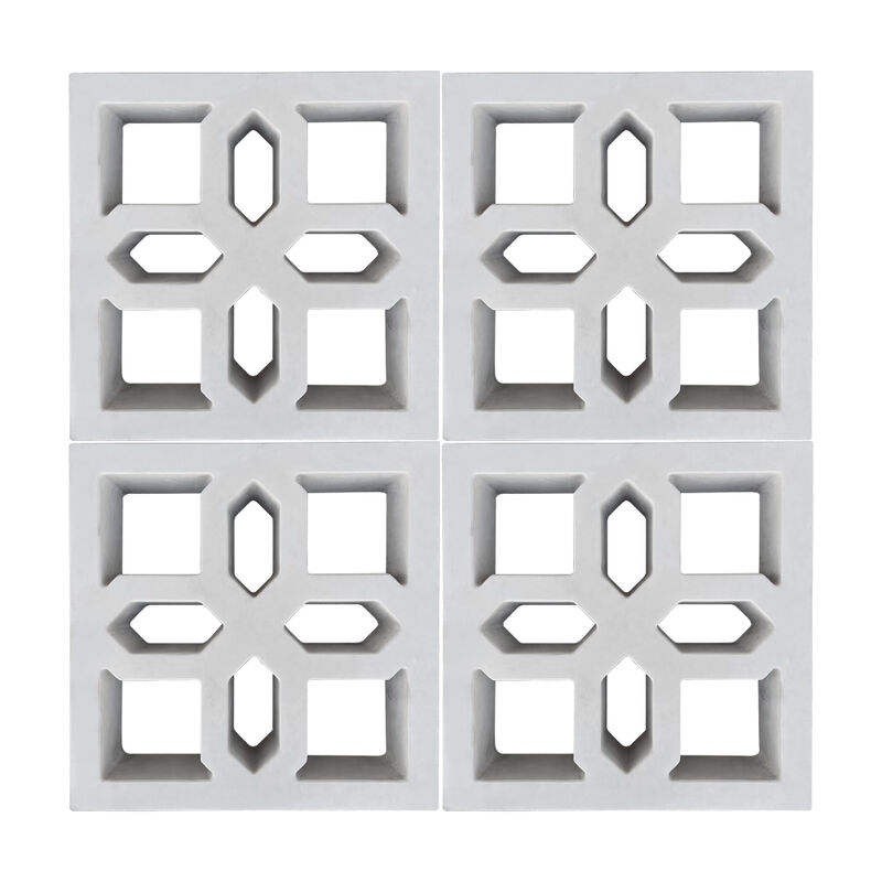 Blocco Decorativo in Cemento per Facciate Esterne, Schermature per la Privacy e Progetti di Paesaggistica Moderna