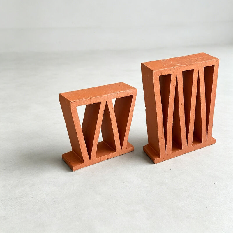 Moderno Lineare Molti colori Artiglio schermo blocchi di terracotta Brice mattoni per la privacy Pareti & caratteristiche facciate